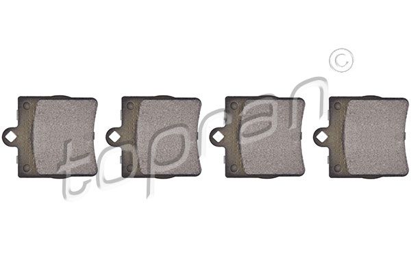 Bremsbelagsatz, Scheibenbremse TOPRAN 407 763