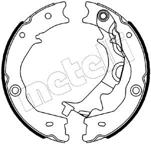 Bremsbackensatz, Feststellbremse METELLI 53-0586