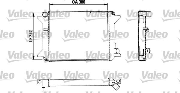 Kühler, Motorkühlung VALEO 883464