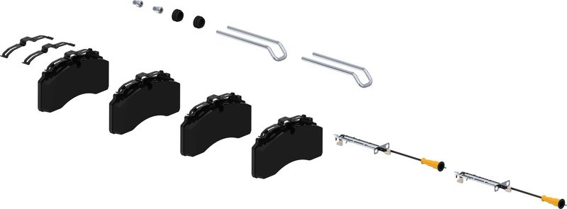 Bremsbelagsatz, Scheibenbremse WABCO 6403229592
