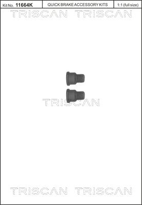 Schraubensatz, Bremsscheibe TRISCAN 8105116005