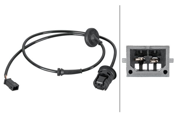 Sensor, Raddrehzahl HELLA 6pu 012 806-901