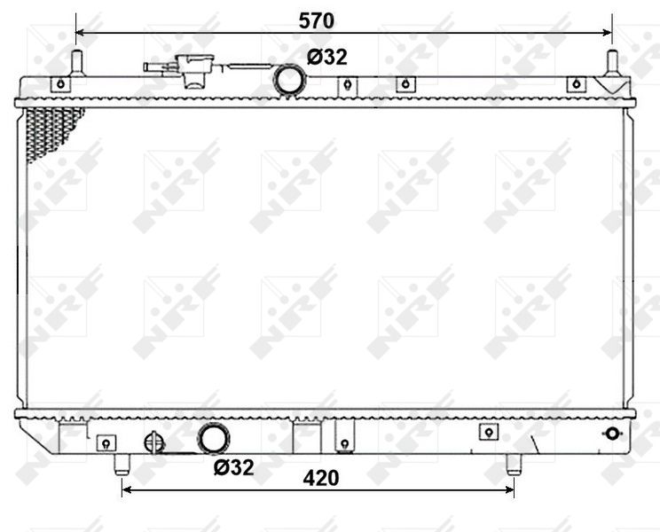 Kühler, Motorkühlung NRF 53277