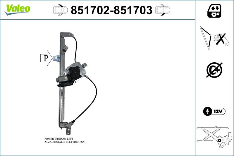 Fensterheber VALEO 851702