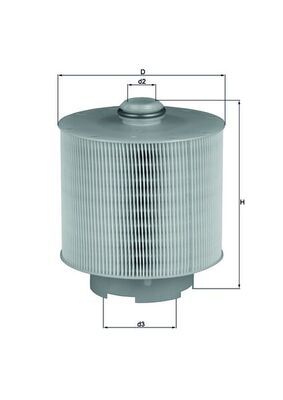 Luftfilter KNECHT LX 1006/1D