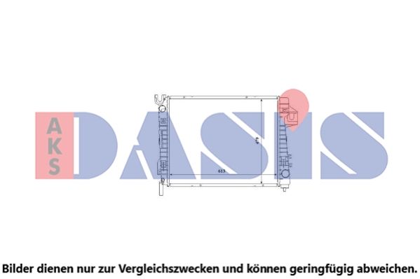 Kühler, Motorkühlung AKS DASIS 520148N