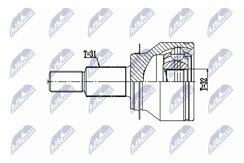 Gelenksatz Antriebswelle NTY NPZ-MZ-062