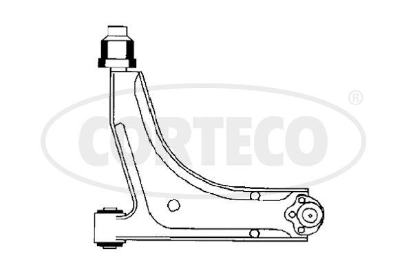Lenker, Radaufhängung CORTECO 49400816