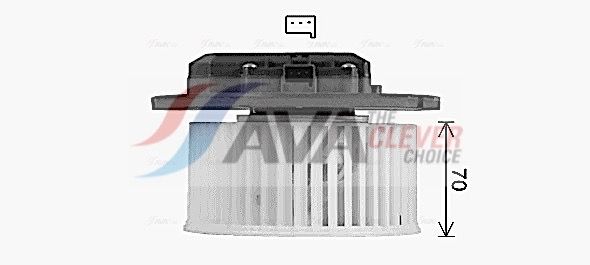 Innenraumgebläse AVA QUALITY COOLING CT8082