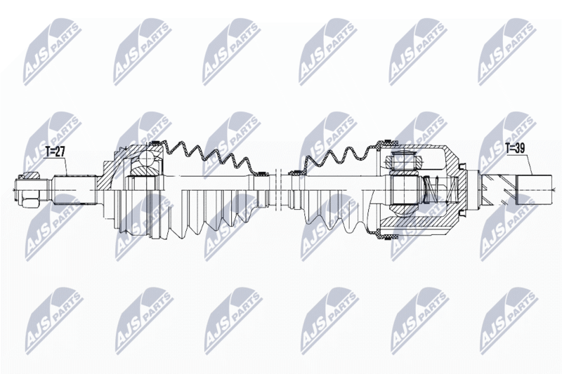 Antriebswelle NTY NPW-RE-083