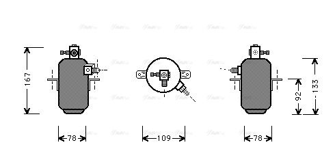 Trockner, Klimaanlage AVA QUALITY COOLING msd007