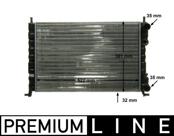 Kühler, Motorkühlung MAHLE CR130000P