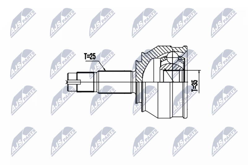 Gelenksatz Antriebswelle NTY NPZ-PL-050