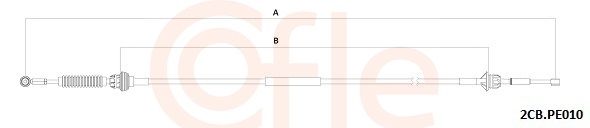 Seilzug Schaltgetriebe COFLE 92.2CB.PE010