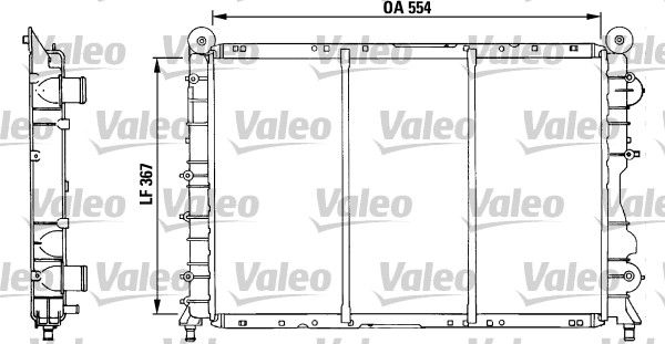 Kühler, Motorkühlung VALEO 730518