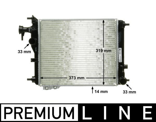 Kühler, Motorkühlung MAHLE CR1115000P