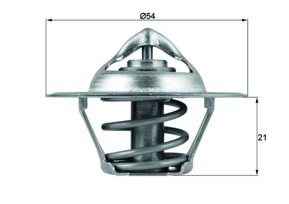 Thermostat, Kühlmittel MAHLE TX11283D
