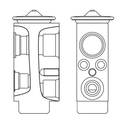 Expansionsventil, Klimaanlage MAHLE AVE6000S