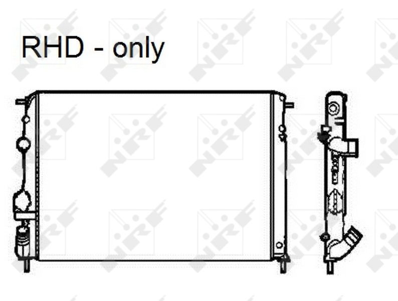 Kühler, Motorkühlung NRF 58326