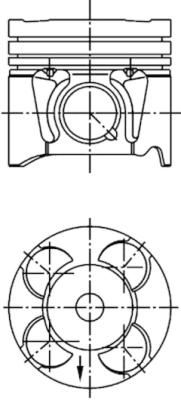 Kolben KOLBENSCHMIDT 41287600