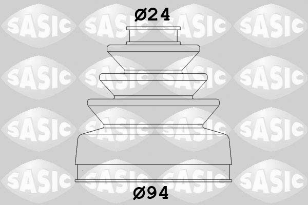 Bälgsats, drivaxel SASIC 2873493