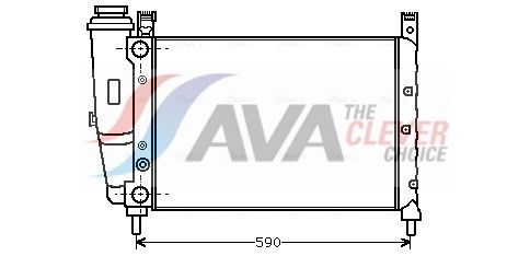 Kühler, Motorkühlung AVA QUALITY COOLING FTA2122