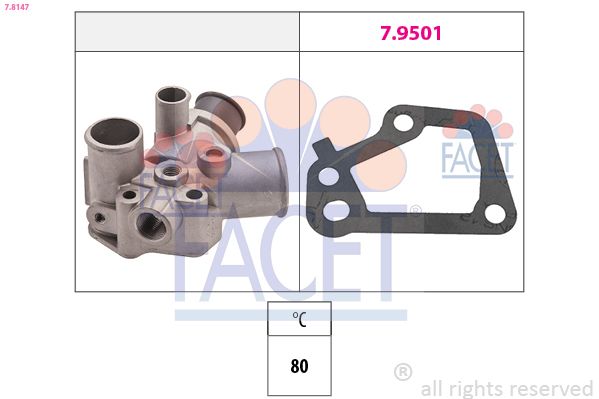 Kühlwasserthermostat FACET 7.8147