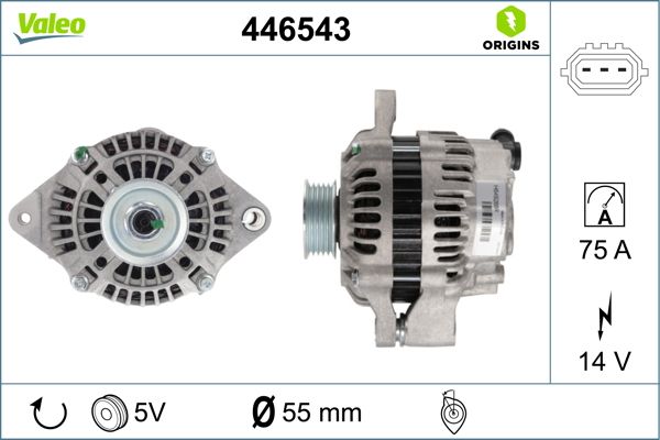 Lichtmaschine Generator VALEO 446543