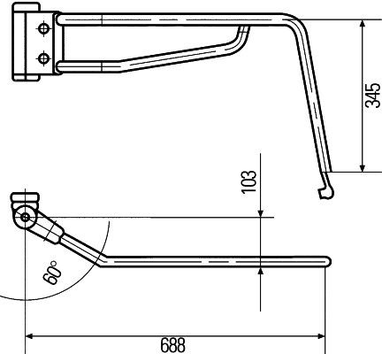 Halter Außenspiegel HELLA 8HG 503 019-022