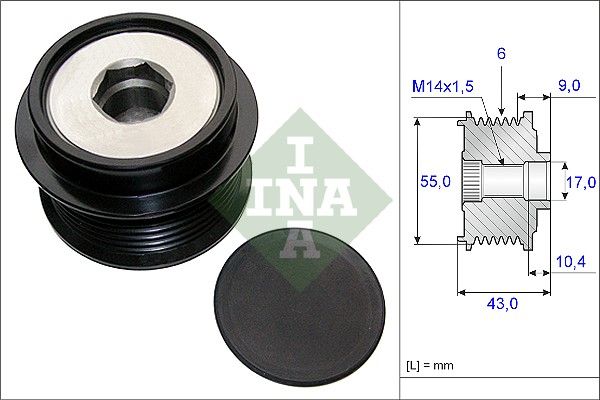 Generatorfreilauf INA 535020810