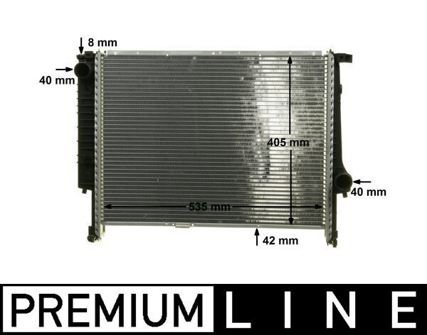 Kühler, Motorkühlung MAHLE CR277000P