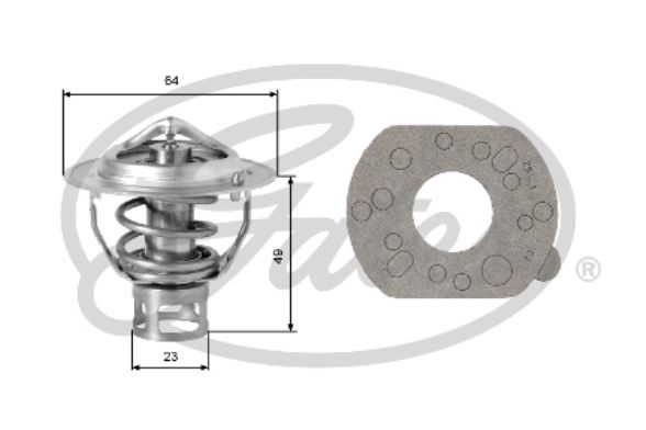 Thermostat, Kühlmittel GATES TH04077G1