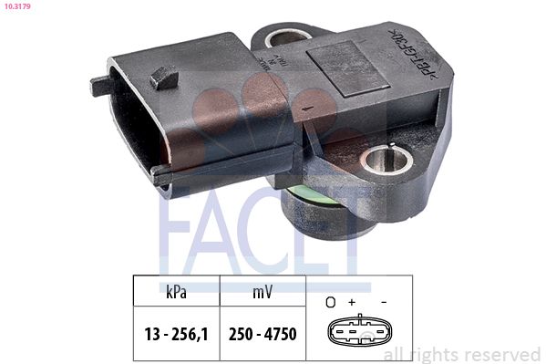 Luftdrucksensor, Höhenanpassung FACET 10.3179