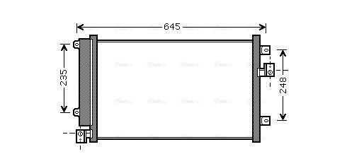 Kondensator, Klimaanlage AVA QUALITY COOLING ft5328d
