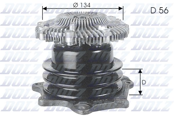 Wasserpumpe, Motorkühlung DOLZ n144