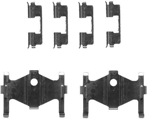 Zubehörsatz Scheibenbremsbelag HELLA 8DZ 355 203-281