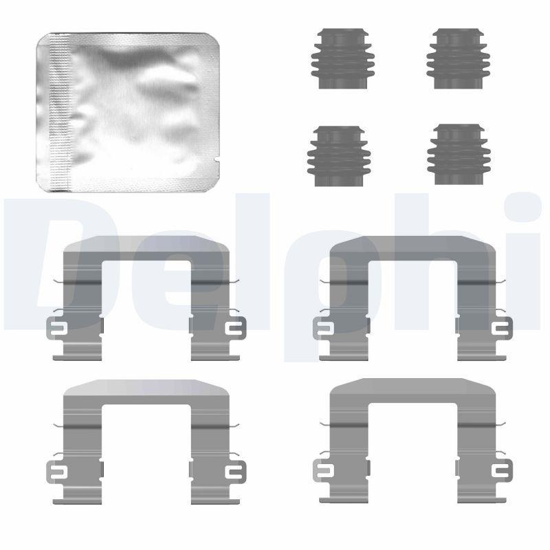 Zubehörsatz, Scheibenbremsbelag DELPHI LX0780