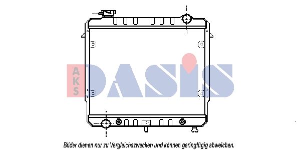 Kühler, Motorkühlung AKS DASIS 520010N