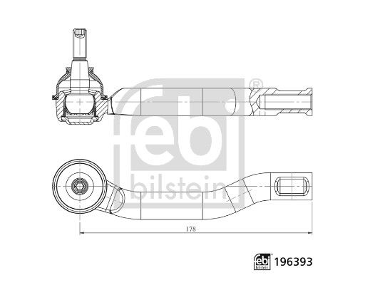 Spurstangenkopf FEBI BILSTEIN 196393