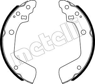 Bremsbackensatz METELLI 53-0520