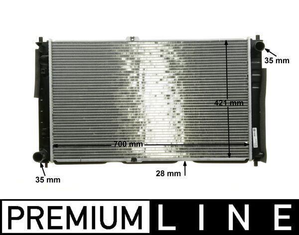Kühler, Motorkühlung MAHLE CR1330000P
