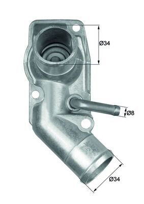 Thermostat, Kühlmittel MAHLE TI21392D