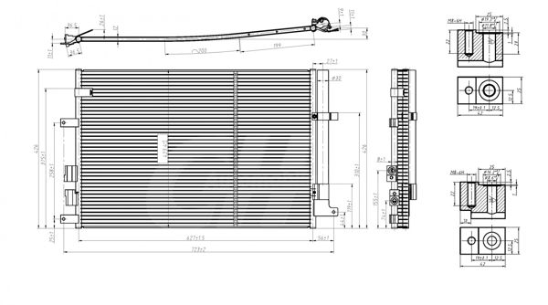 Kondensator, Klimaanlage HART 621 528