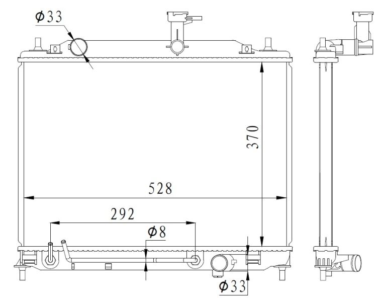 Kühler, Motorkühlung NRF 550015