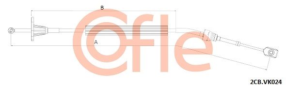 Seilzug Schaltgetriebe COFLE 2CB.VK024