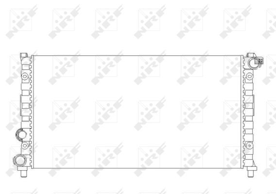 Kühler, Motorkühlung NRF 58765