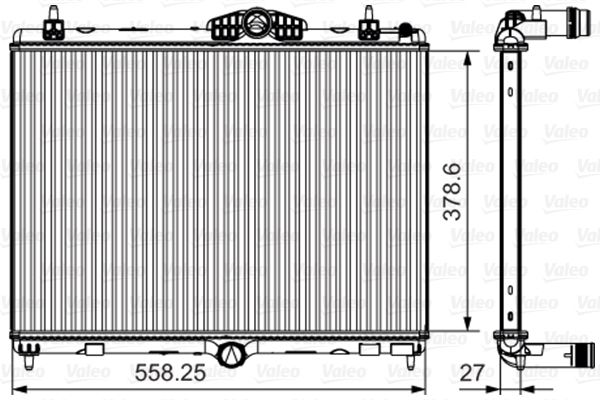 Kühler, Motorkühlung VALEO 735631