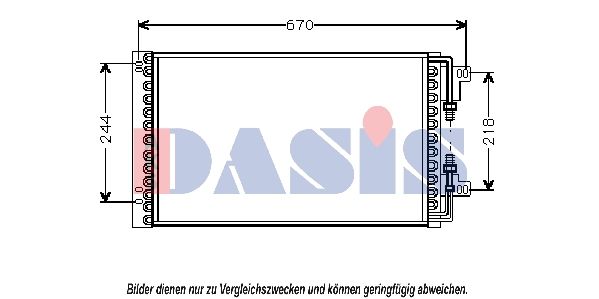 Kondensator, Klimaanlage AKS DASIS 082026N