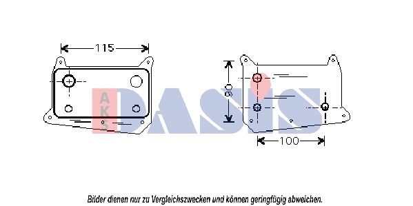 Ölkühler, Motoröl AKS DASIS 126410N