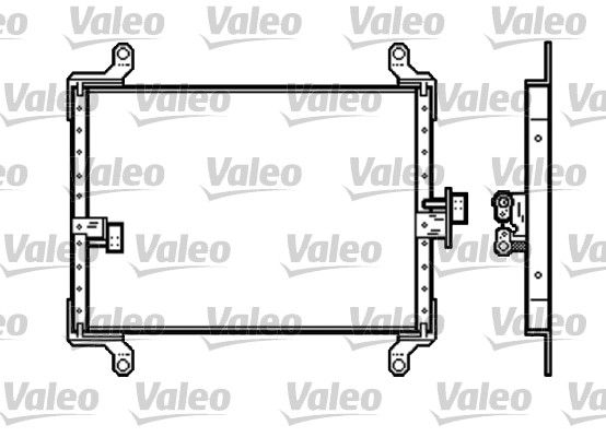 Kondensator, Klimaanlage VALEO 818191